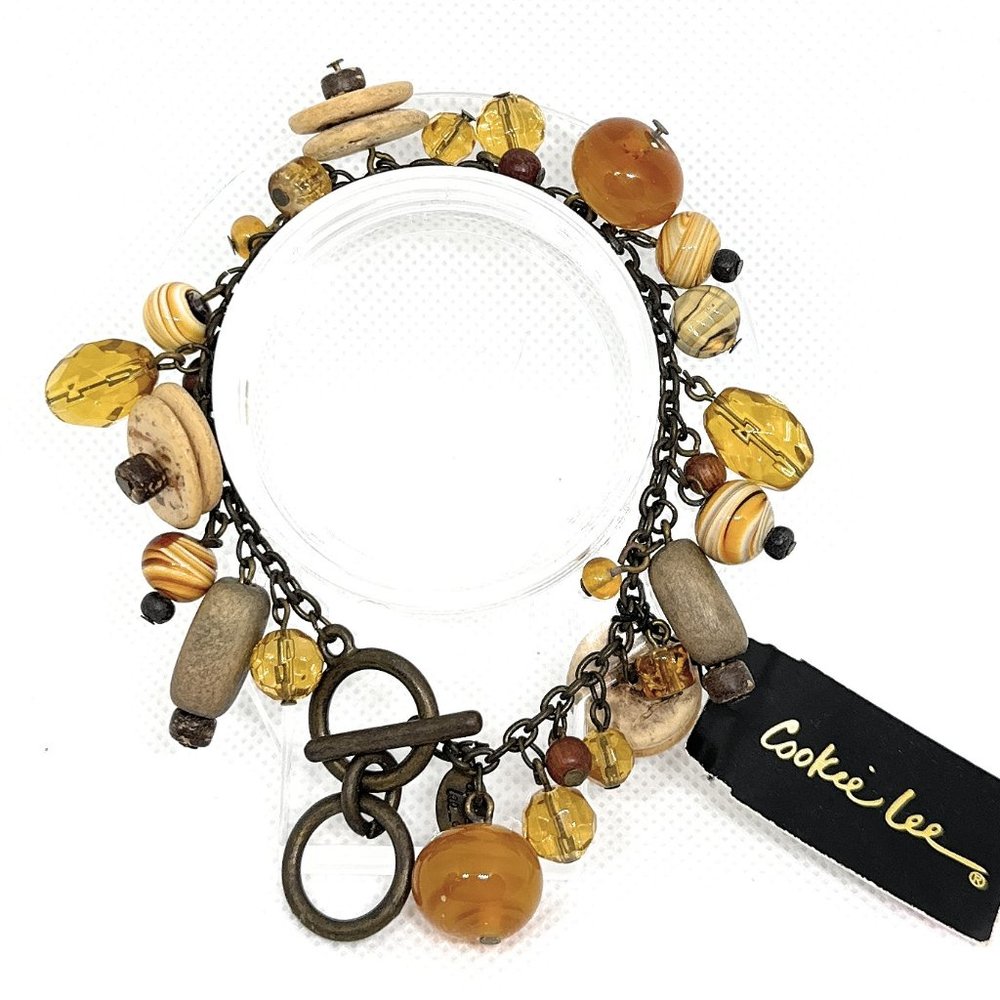 Cookie Lee Wooden Charm Bracelet (D31) 27177